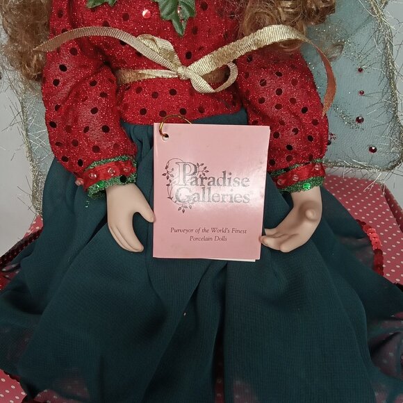 Vintage Christmas Sparkle Fairy Doll With Original Box Paradise Galleries 1990s - Picture 6 of 16